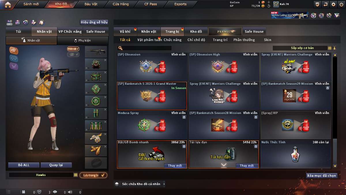 shop acc cf uy tin gia re